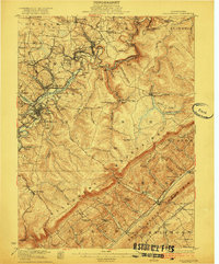 Philipsburg 1922 topographic map thumbnail