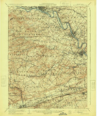 Phoenixville 1906 topographic map thumbnail