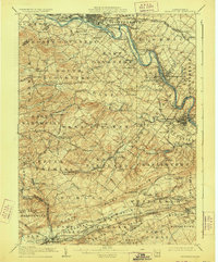 Phoenixville 1906 topographic map thumbnail