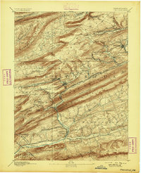 Pinegrove topographic map thumbnail