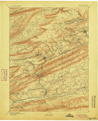 Pinegrove 1892 topographic map thumbnail