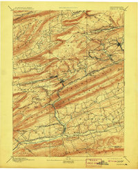 Pinegrove 1892 topographic map thumbnail