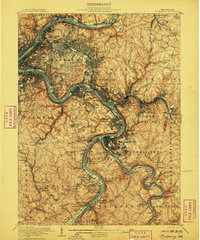 Pittsburg topographic map thumbnail