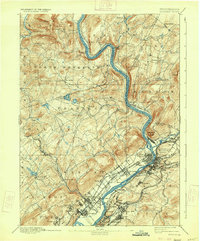 Pittston 1893 topographic map preview