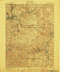 Punxsutawney 1906 topographic map thumbnail