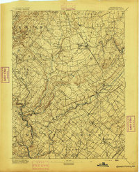 Quakertown 1894 topographic map thumbnail