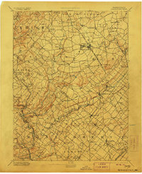 Quakertown 1894 topographic map thumbnail