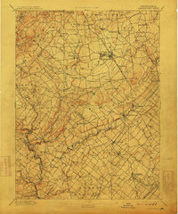 Quakertown 1894 topographic map thumbnail