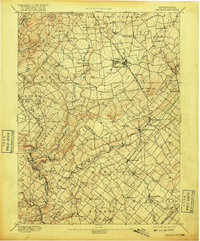 Quakertown 1894 topographic map thumbnail