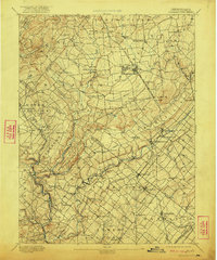 Quakertown 1894 topographic map thumbnail