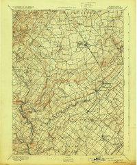 Quakertown 1894 topographic map thumbnail