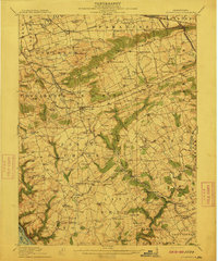 Quarryville 1912 topographic map thumbnail