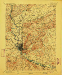 Reading 1894 topographic map thumbnail