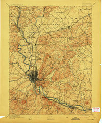 Reading 1894 topographic map thumbnail