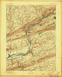 Shickshinny 1894 topographic map thumbnail