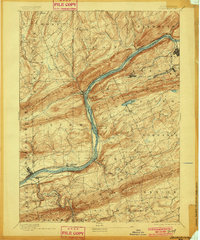 Shickshinny 1894 topographic map preview