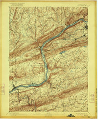 Shickshinny 1894 topographic map preview
