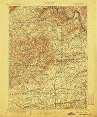Slatington 1902 topographic map preview