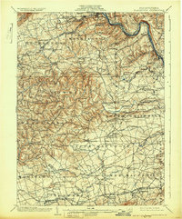 Slatington 1902 topographic map thumbnail