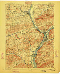 Sunbury 1893 topographic map thumbnail