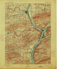 Sunbury 1893 topographic map thumbnail