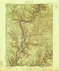 Tidioute 1930 topographic map thumbnail