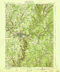 Titusville 1933 topographic map thumbnail