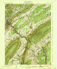 Tyrone 1933 topographic map preview
