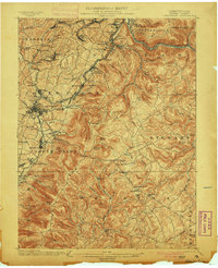 Uniontown 1900 topographic map thumbnail
