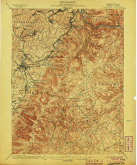 Uniontown 1900 topographic map thumbnail