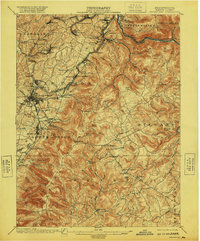 Uniontown 1900 topographic map thumbnail