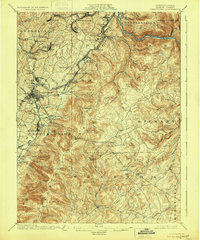 Uniontown 1900 topographic map thumbnail