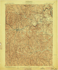 Waynesburg 1904 topographic map thumbnail
