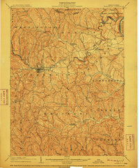 Waynesburg 1904 topographic map thumbnail