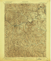 Waynesburg 1904 topographic map thumbnail