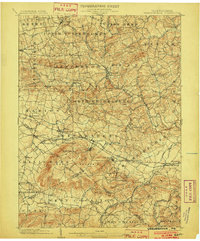 Wernersville 1902 topographic map thumbnail