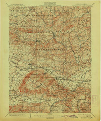 Wernersville 1902 topographic map thumbnail