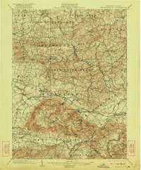 Wernersville 1902 topographic map thumbnail
