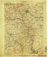 West Chester 1904 topographic map thumbnail