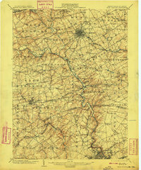 West Chester 1904 topographic map thumbnail