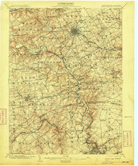 West Chester 1904 topographic map thumbnail