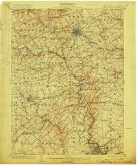 West Chester 1904 topographic map thumbnail