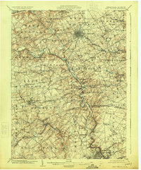 West Chester 1904 topographic map thumbnail