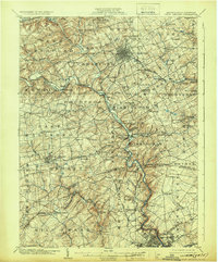 West Chester 1904 topographic map thumbnail