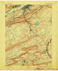 Wilkesbarre 1894 topographic map thumbnail