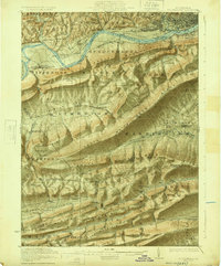 Williamsport 1923 topographic map thumbnail