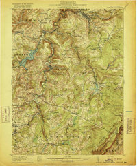 Windber 1916 topographic map preview