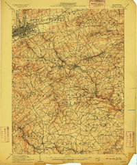 York 1910 topographic map thumbnail