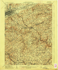 York 1910 topographic map thumbnail
