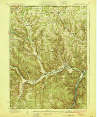Youngsville 1929 topographic map thumbnail